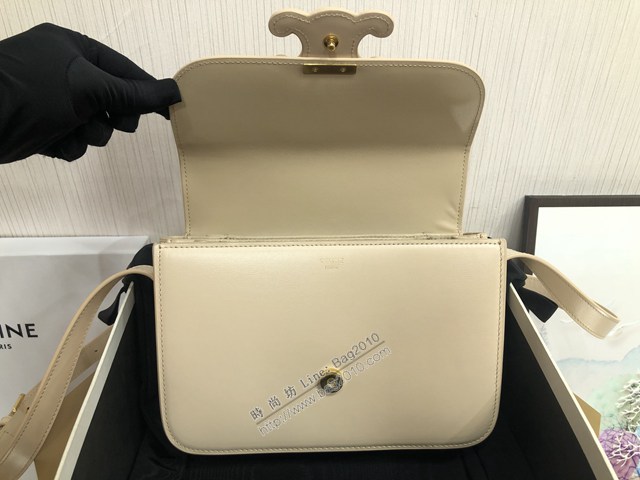 Celine專櫃2022新款CUIR TRIOMPHE TEEN小號凱旋門女包 188423大 賽琳全皮肩背包 sldj2281